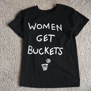 Women Get Buckets Short Sleeve Tee - Black